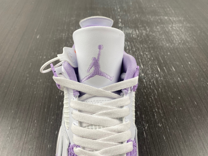 Air Jordan 4 White and Purple CT8527-105