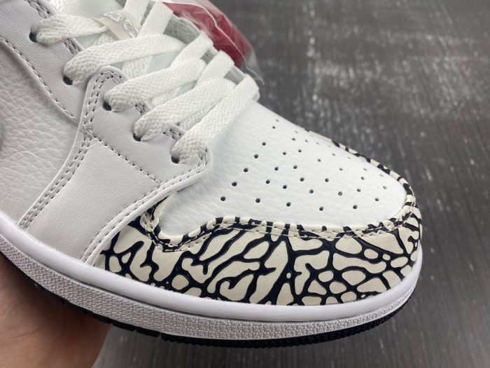Air Jordan 1 Phat Low Cement Grey 338145-162