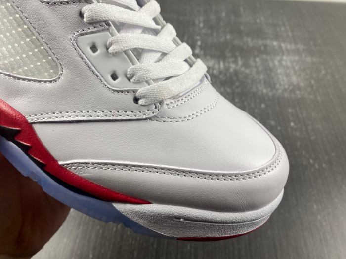 Air Jordan 5 Retro Fire Red Black Tongue (2013) 136027-120