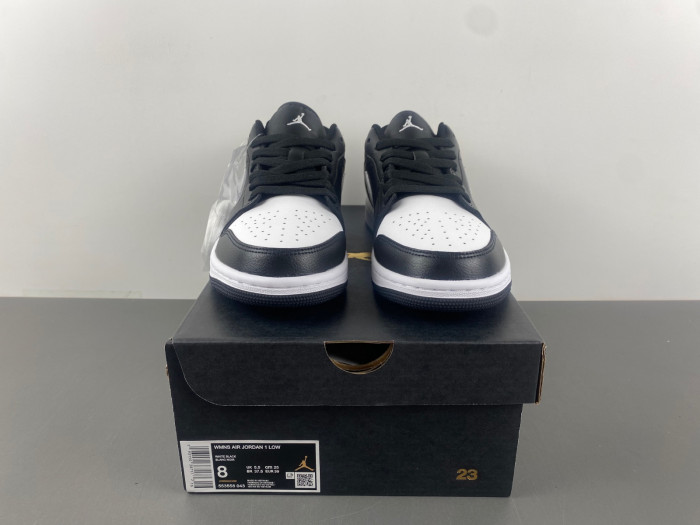Air Jordan 1 Low Black White Grey 553558-043