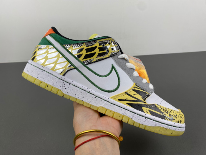 Nike Dunk Low What The Duck Away University Of Oregon Pe Hv1454-100