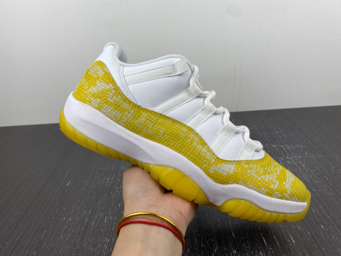 Air Jordan 11 Low WMNS “Yellow Snakeskin” AH7860-107