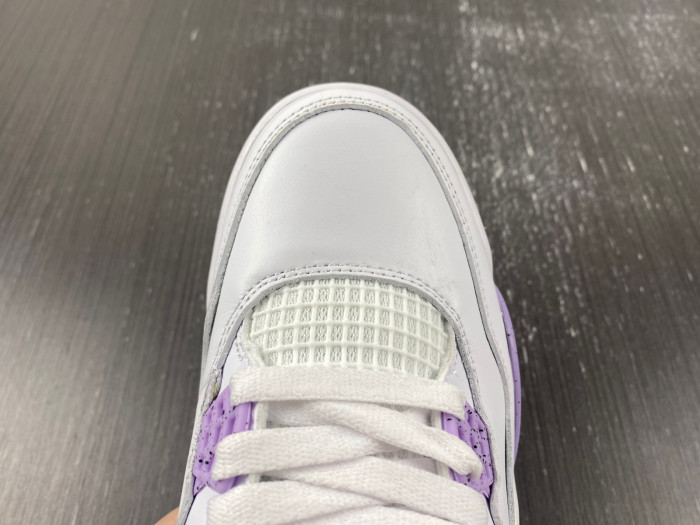 Air Jordan 4 White and Purple CT8527-105
