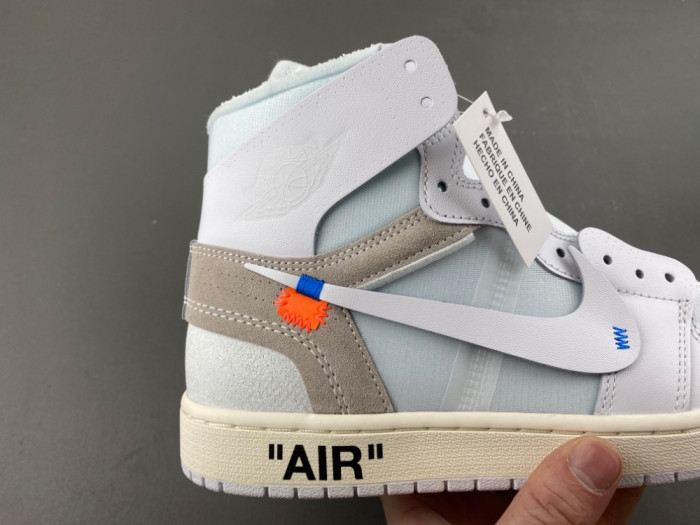 Virgil Abloh Archive x Air Jordan 1 Retro High Off-White Alaska AA3834-100