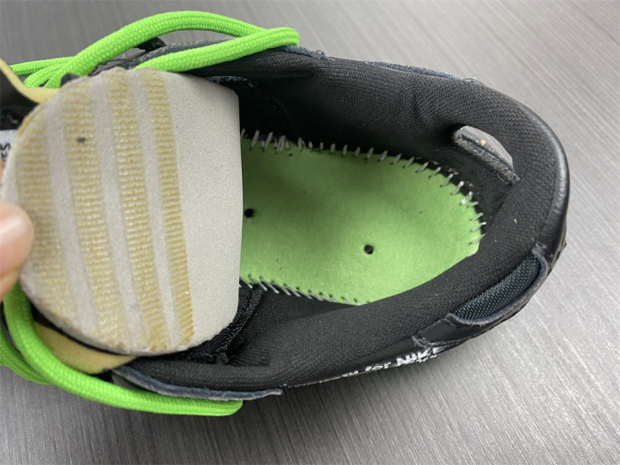 OFW x Nike Blazer Low Black Green DH7863-001
