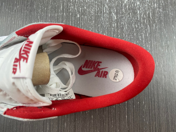 Air Jordan 1 Retro Low White Varsity Red 705329-101