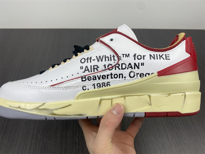 Air Jordan 2 Retro Low SP OFW White Red DJ4375-106