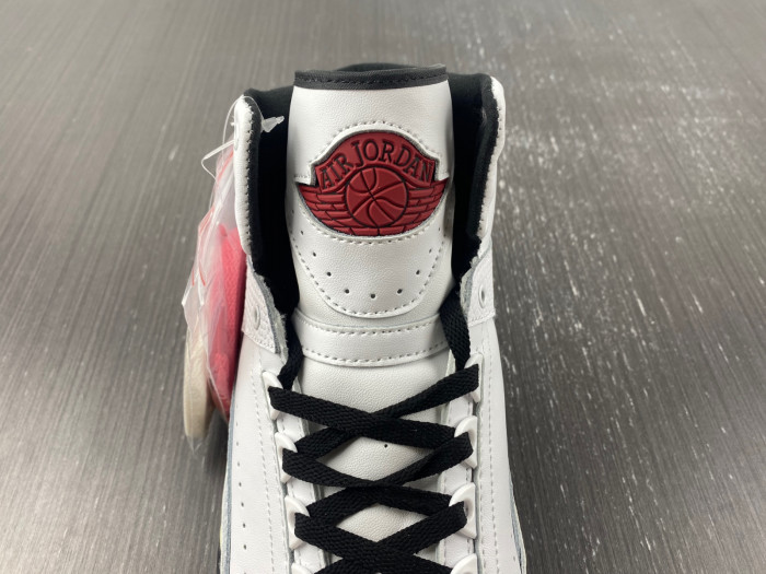 OFW x Air Jordan 2 High SP White Red Black DJ4375-101