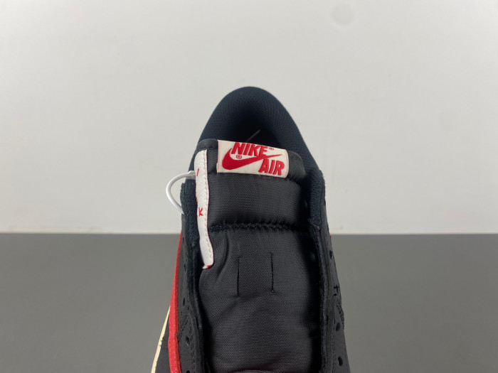 Travis Scott x Air Jordan 1 Low OG Black Red DM7866-061