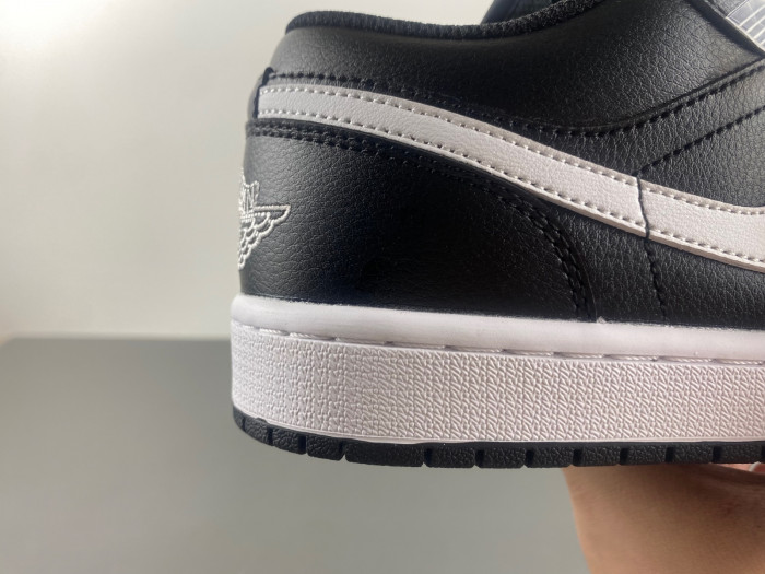 Air Jordan 1 Low Black White Grey 553558-043