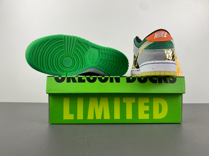 Nike Dunk Low What The Duck Away University Of Oregon Pe Hv1454-100