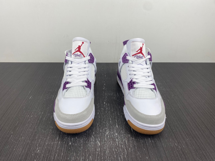 Nike SB x Air Jordan 4 Purple and White DR5415-150