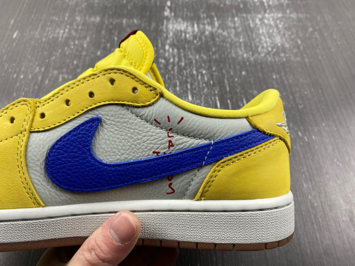 Travis Scott x Air Jordan 1 Low OG Canary DZ4137-700