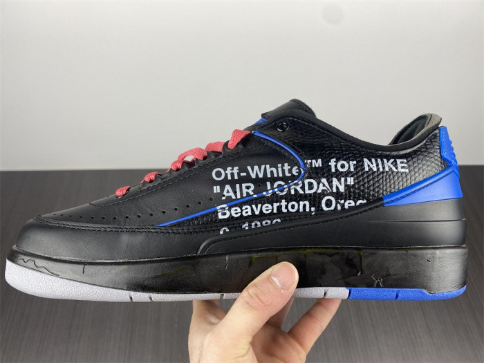 Air Jordan 2 Retro Low SP OFW Black Blue DJ4375-004