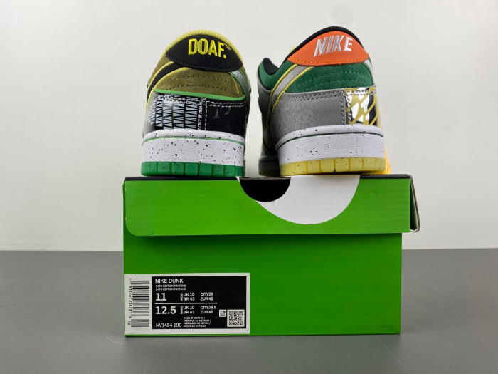 Nike Dunk Low What The Duck Away University Of Oregon Pe Hv1454-100