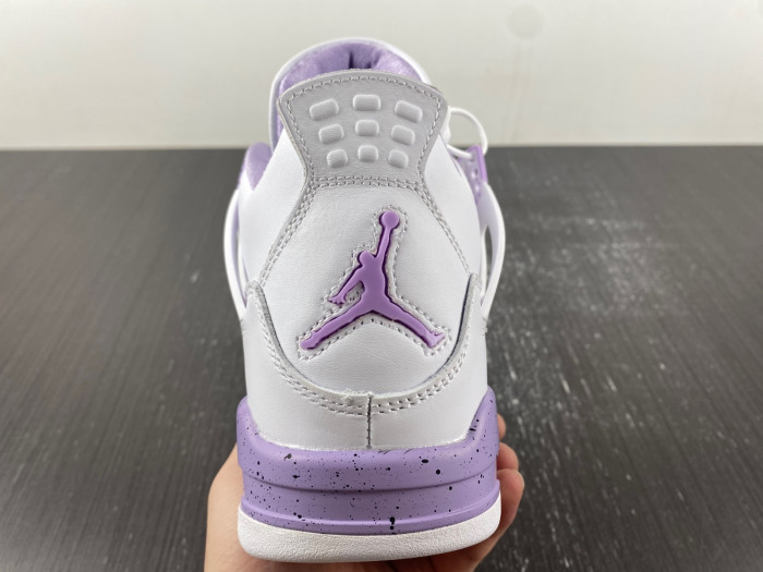 Air Jordan 4 White and Purple CT8527-105