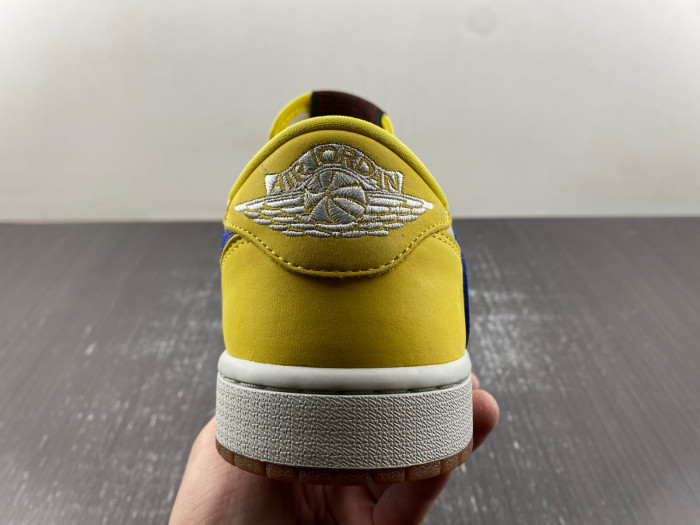 Travis Scott x Air Jordan 1 Low OG Canary DZ4137-700