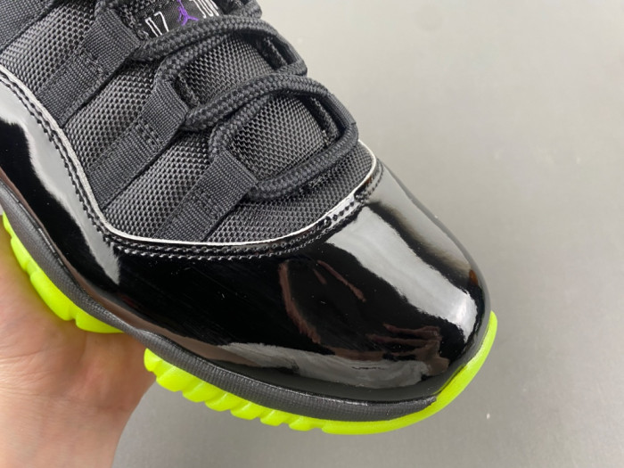 Air Jordan 11 GS Black/Barely Volt IB1378-001