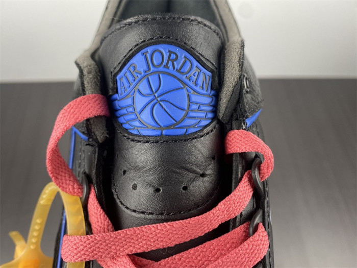 Air Jordan 2 Retro Low SP OFW Black Blue DJ4375-004