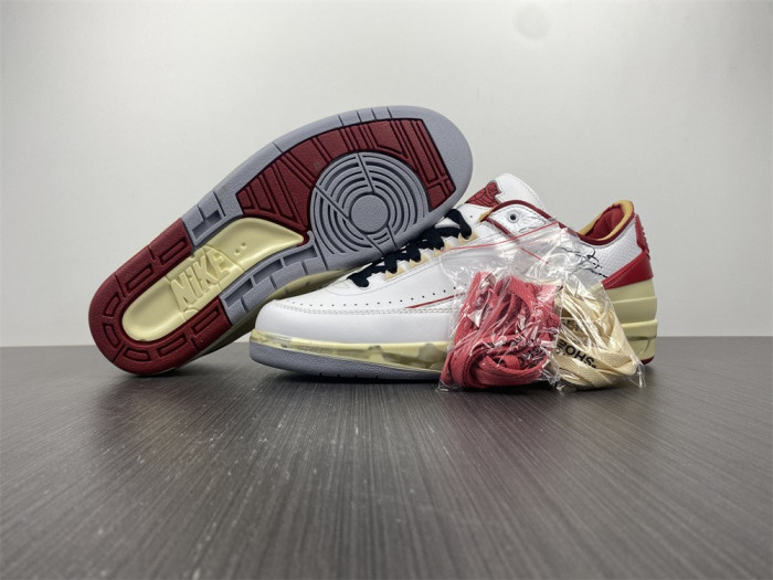 Air Jordan 2 Retro Low SP OFW White Red DJ4375-106