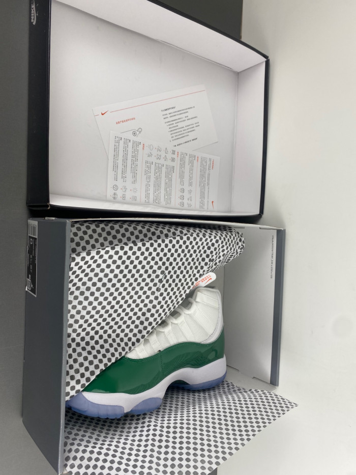 Air Jordan 11 Retro White And Green CT8012-113