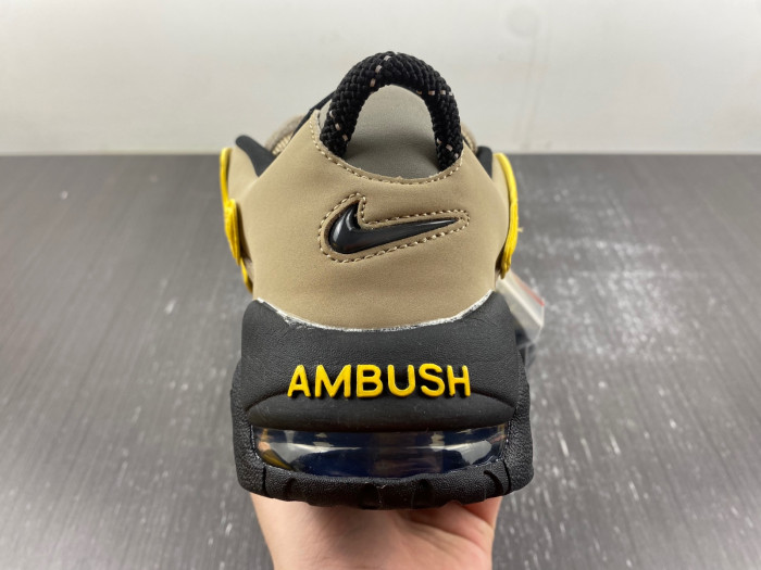 Nike Air More Uptempo Low AMBUSH Vivid Sulfur Limestone FB1299-200