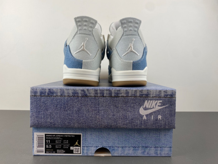 Air Jordan 4 Retro TEX Denim Worn Blue (Women