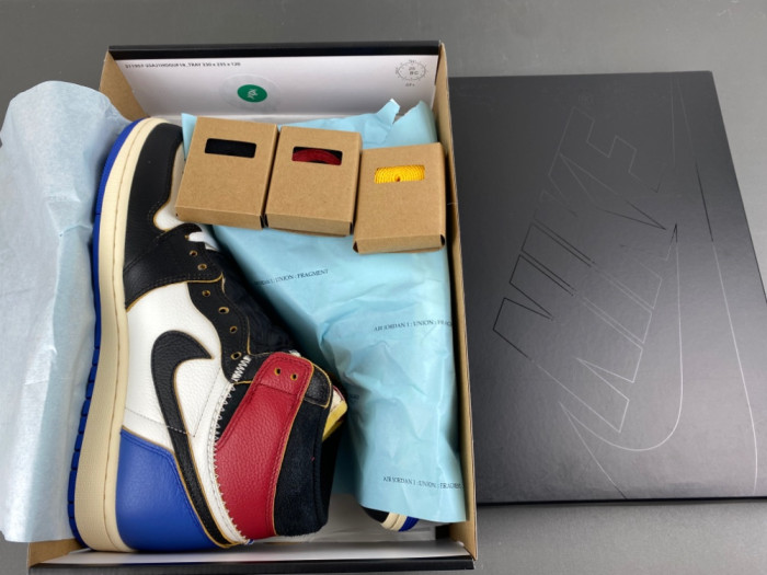 Air Jordan 1 Retro High OG SP Fragment x Union LA Varsity Red Sport Royal IO7847-002