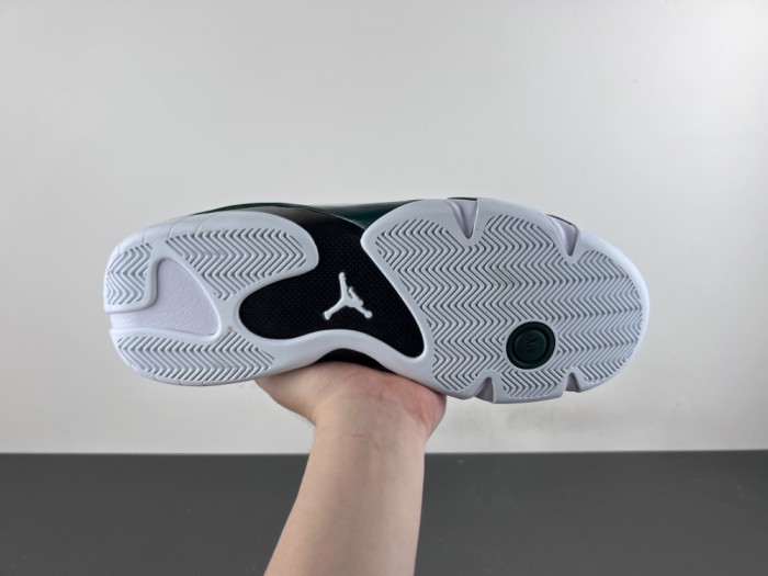 Air Jordan 14 Retro White Forest Green 311832-131