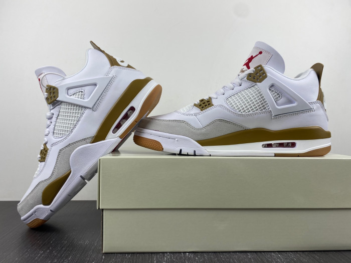 Nike SB x Air Jordan 4 Yellow and White DR5415-120