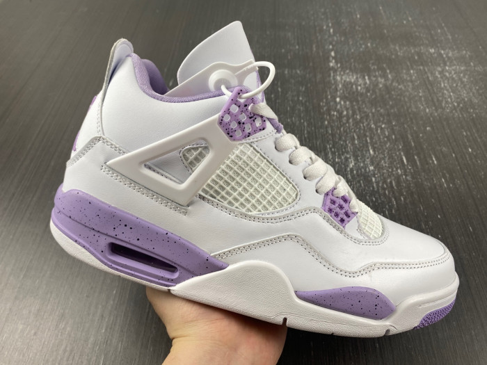 Air Jordan 4 White and Purple CT8527-105