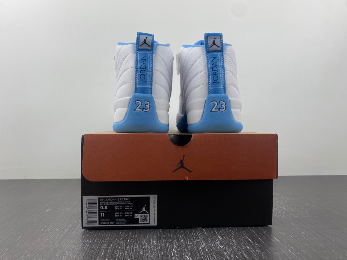 Air Jordan 12 Retro White University Blue (2004) (Women