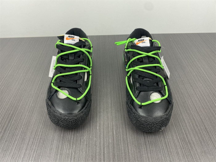 OFW x Nike Blazer Low Black Green DH7863-001