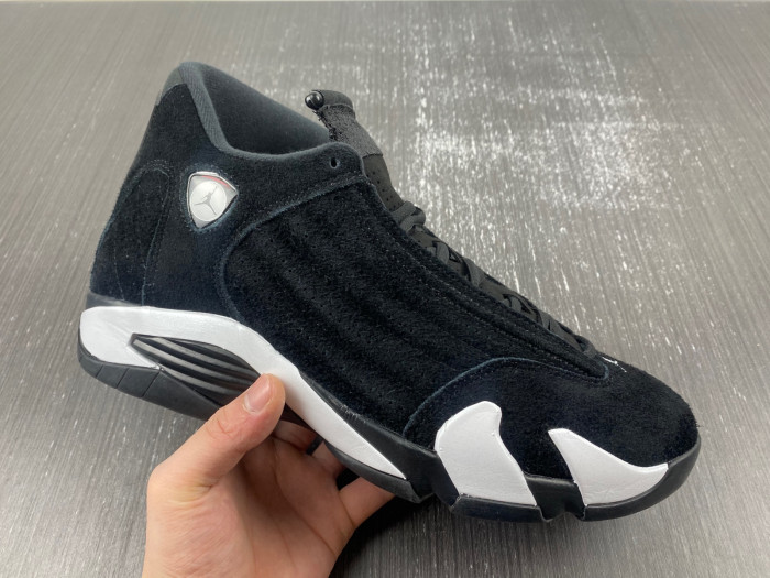 Air Jordan 14 Retro Black White 487471-016
