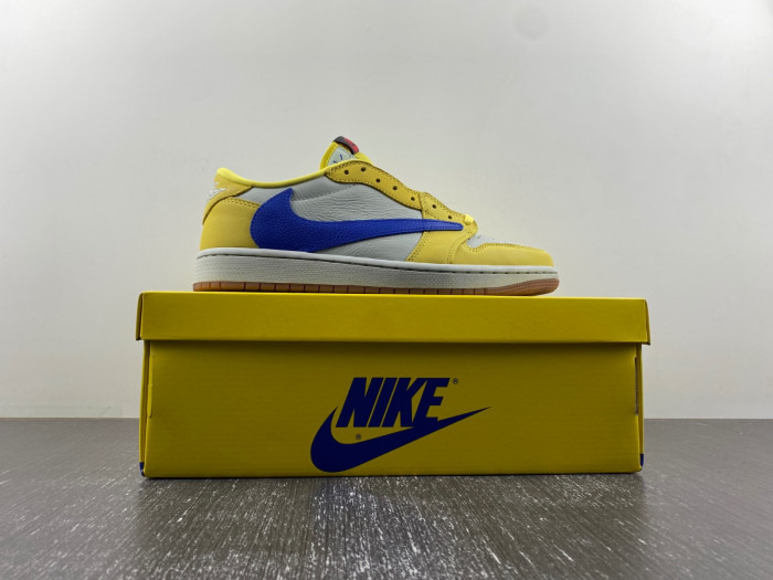 Travis Scott x Air Jordan 1 Low OG Canary DZ4137-700