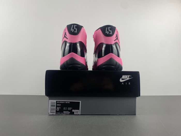 Air Jordan 11 pink and black CT8012-401