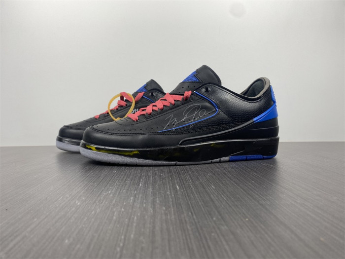 Air Jordan 2 Retro Low SP OFW Black Blue DJ4375-004