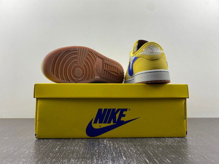 Travis Scott x Air Jordan 1 Low OG Canary DZ4137-700