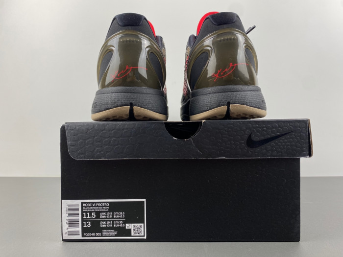 Nike Kobe 6 Protro Italian Camo (2024) FQ3546-001