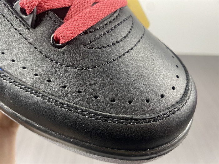 Air Jordan 2 Retro Low SP OFW Black Blue DJ4375-004