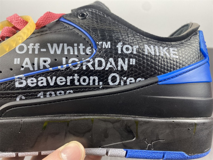 Air Jordan 2 Retro Low SP OFW Black Blue DJ4375-004