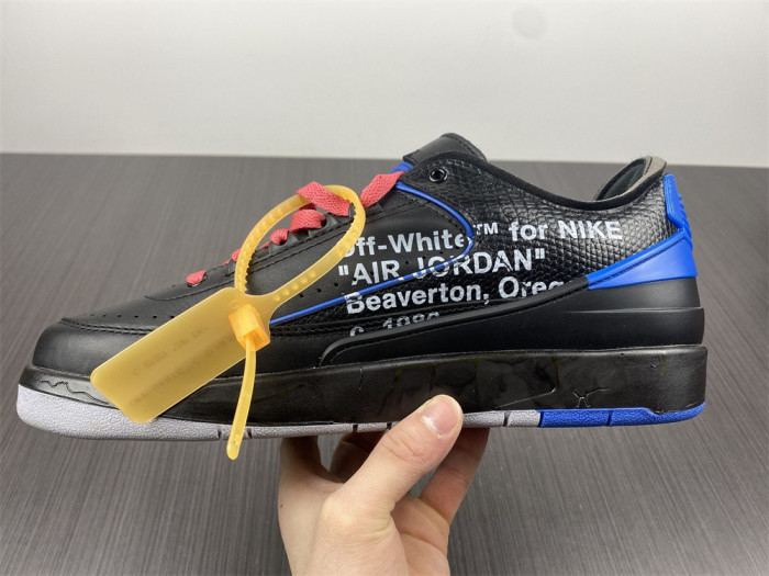 Air Jordan 2 Retro Low SP OFW Black Blue DJ4375-004