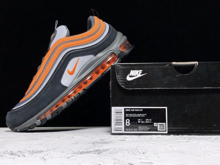 Nike Air Max 97 Wolf Grey/Total Orange-Black 921522-013