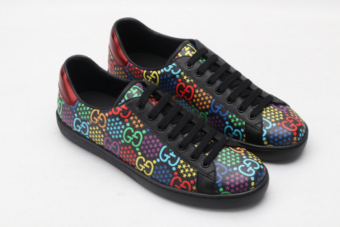 Gu66 Ace Embroidered Low-Top Sneaker 610085 H2020 1110