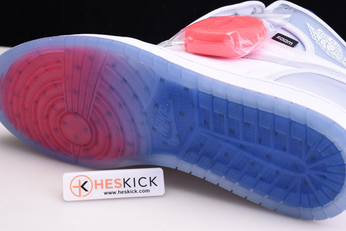 Air Jordan 1 Retro High Zoom White Racer Blue CK6637-104