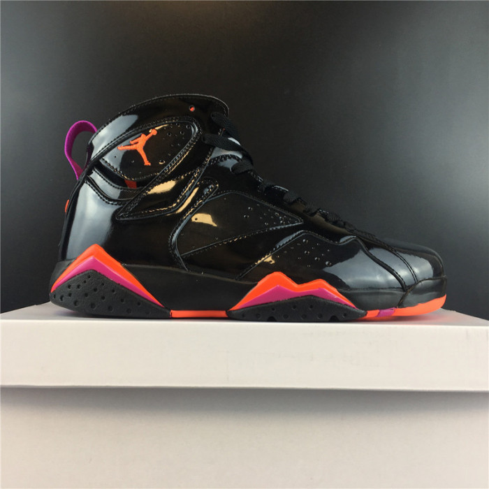 AIR JORDAN 7 RETRO BLACK PATENT 313358-006