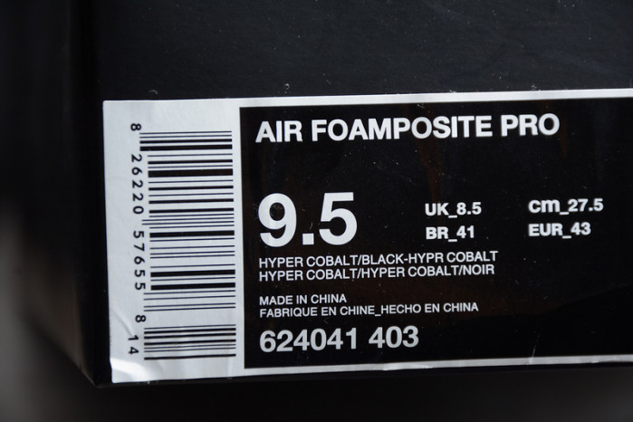 Air Foamposite Pro Hyper Cobalt 624041-403