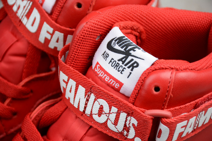 S*p*e nike air force 1 high S*p*e sp red 698696-610