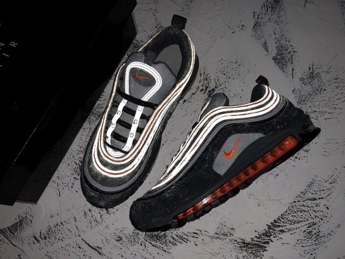 Nike Air Max 97 Wolf Grey/Total Orange-Black 921522-013