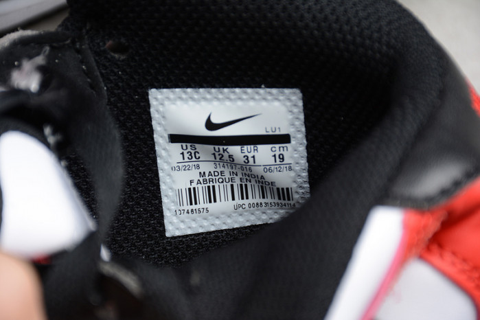 Kids Nike Air Force 1 Mid 07 x Travis Scott White Black Red 314197-016